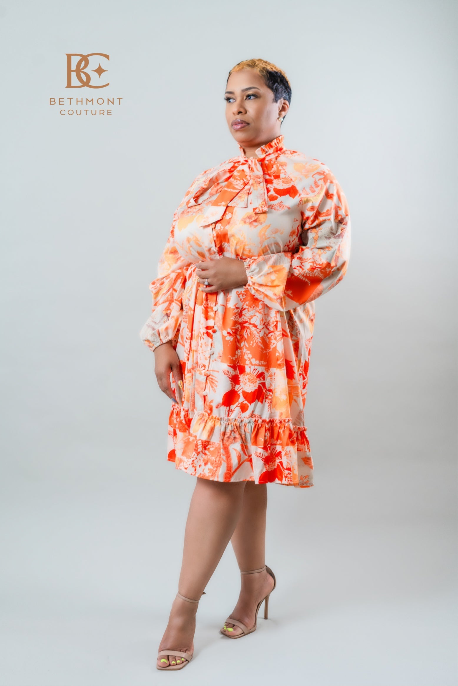 The Orange "Angie" Dress