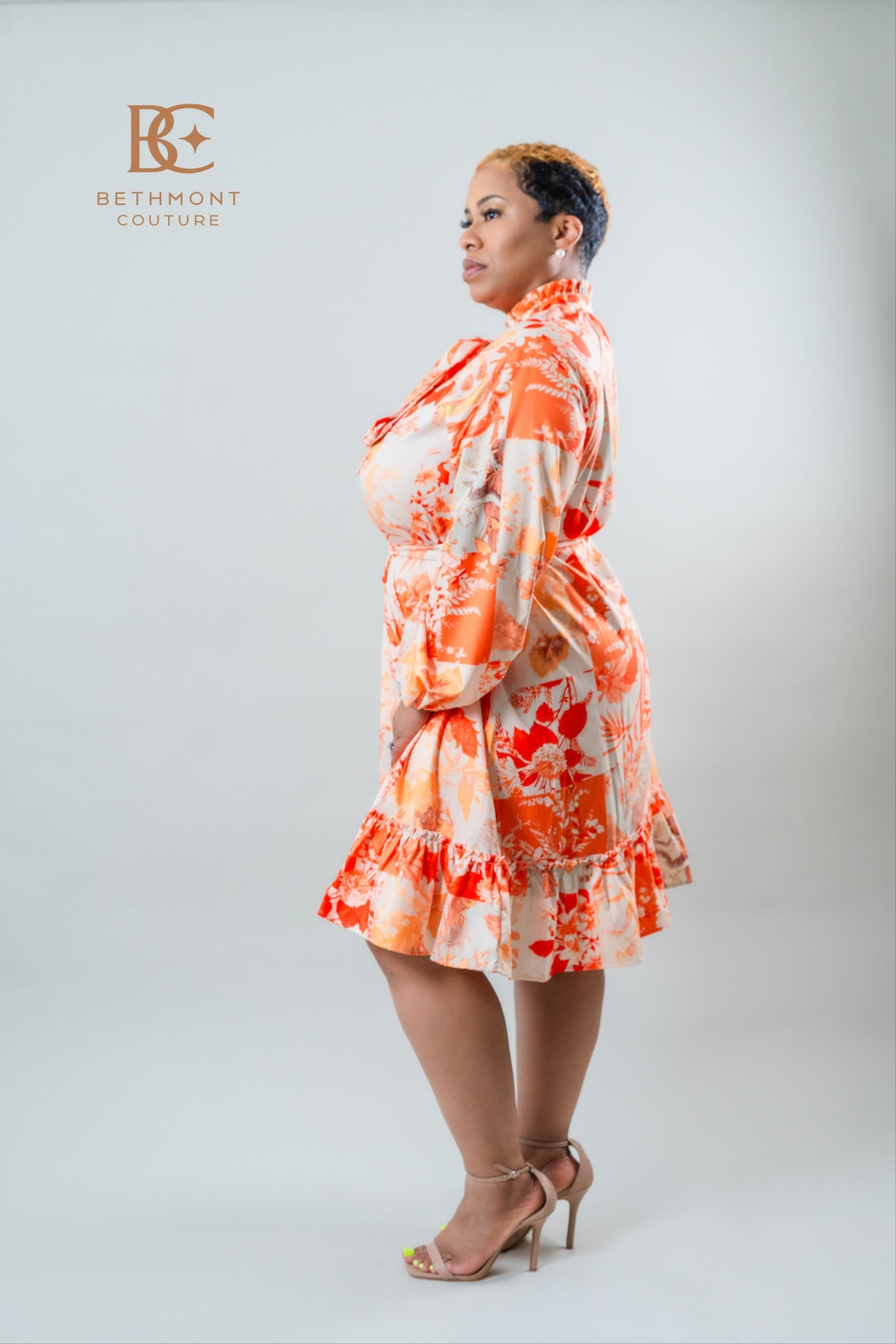 The Orange "Angie" Dress